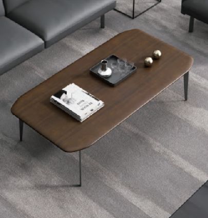 Black and deals walnut coffee table