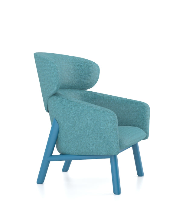 Blue store lounge chair