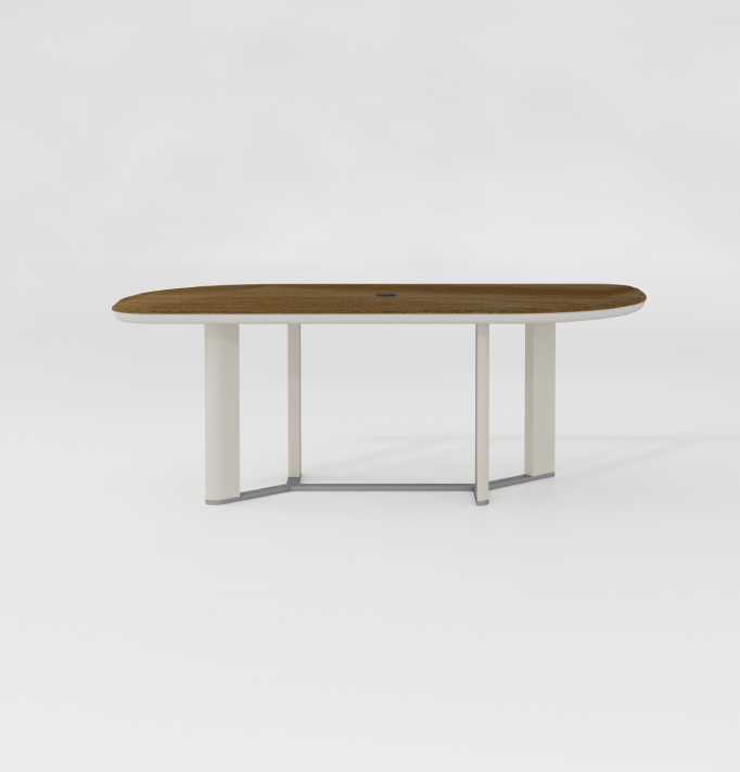 Amo Meeting Table Consumer KANO W2000 x D1000 X H750mm CY19 Mocha Teakwood 8-10 Weeks