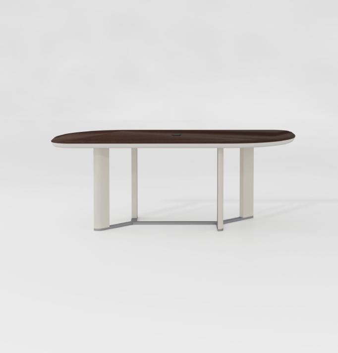 Amo Meeting Table Consumer KANO W2000 x D1000 X H750mm CY08 Dark Chocolate Walnut 8-10 Weeks