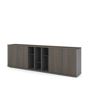 Feigelali Big Credenza Consumer KANO W2400 x D400 x H750mm CF08 Walnut Hairline 8-10 Weeks