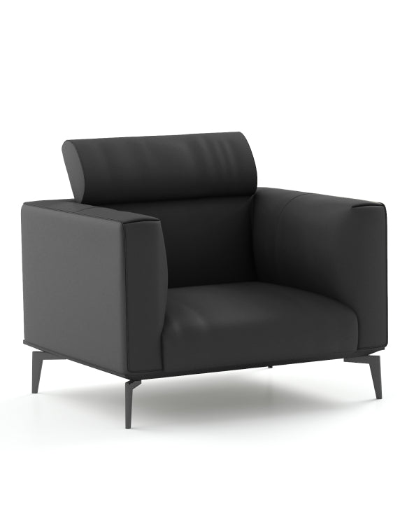 Derry Armchair Consumer KANO Vegan Leather Black 8-10 Weeks