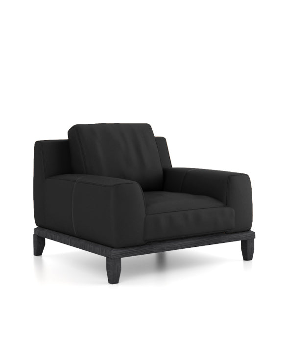 Deyi Armchair Consumer KANO Vegan Leather Black 8-10 Weeks