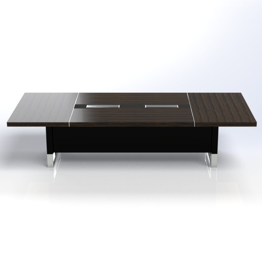 Linea Uno Meeting Table Consumer BAFCO W3200 x D1400 x H750mm Black 40 Days