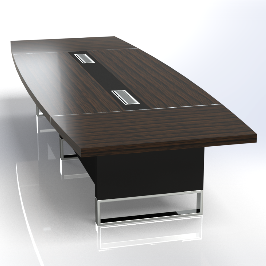 Linea Uno Curved Conference Table Consumer BAFCO   