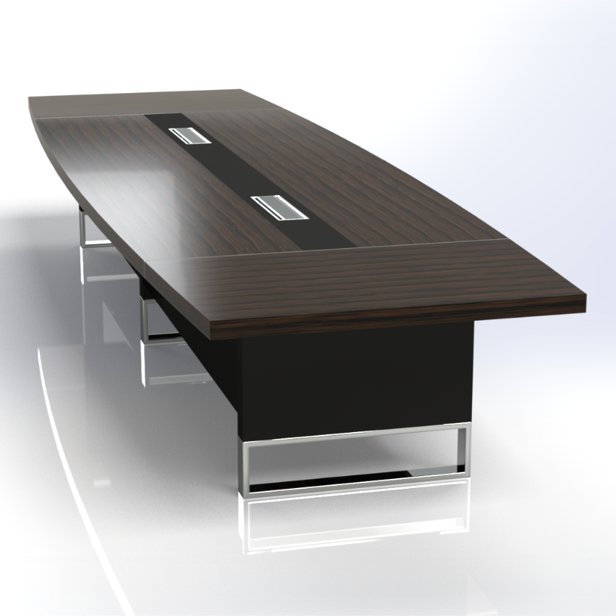 Linea Uno Curved Conference Table Consumer BAFCO   