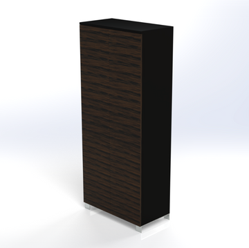 Linea Uno Tall Cabinet Consumer BAFCO W900 x D470 x H2137mm Black 30 Days