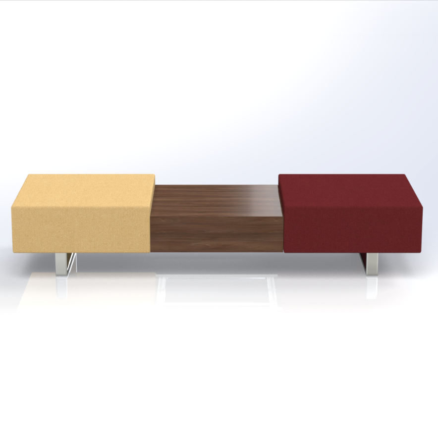 Ethan 2-Seater Beam with Coffee Table Consumer BAFCO   