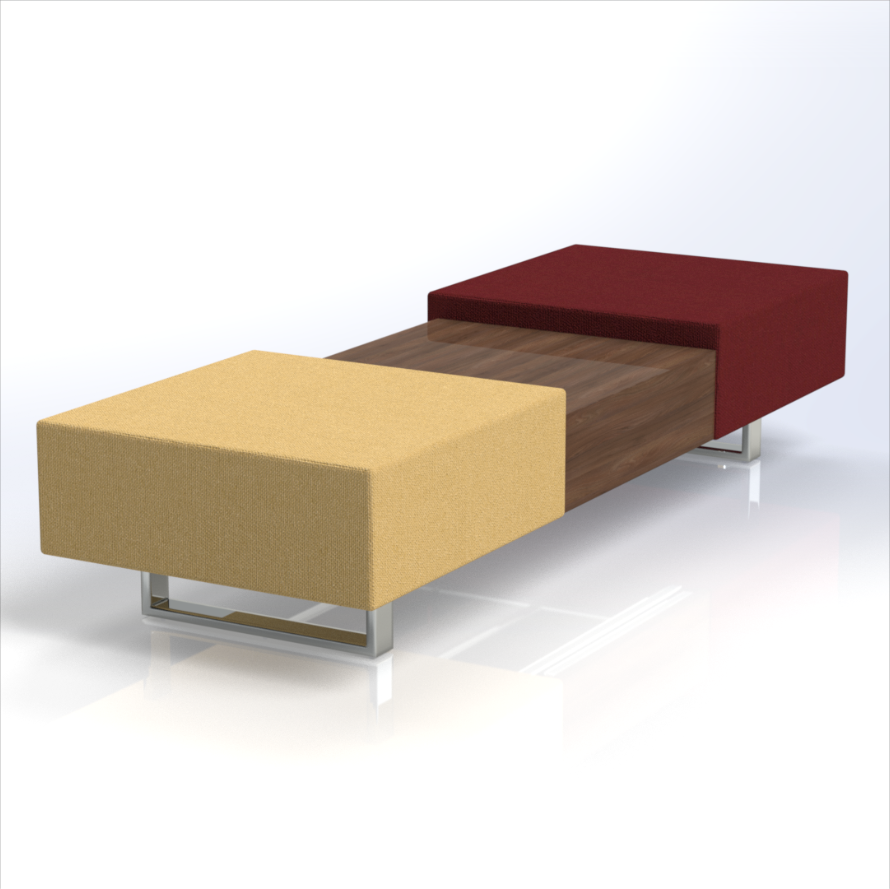 Ethan 2-Seater Beam with Coffee Table Consumer BAFCO   