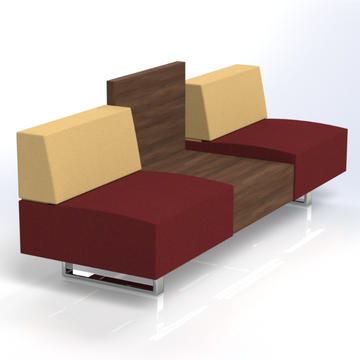 Ethan 2-Seater Sofa with Coffee Table Consumer BAFCO   