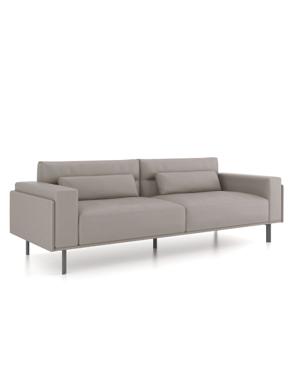 Deyoo 3-Seater Sofa Consumer BAFCO Vegan Leather Khaki 8-10 Weeks