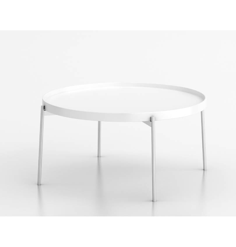 Brewster Centre Coffee Table Consumer KANO White D872 x H400mm 8-10 Weeks