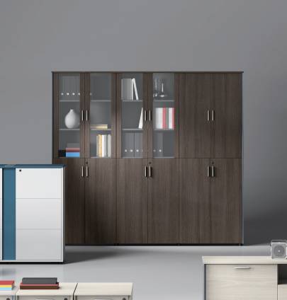 Universal 5-Level Triple Cabinet in Veneer Consumer KANO   