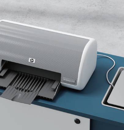 Universal 3-Level Printer Cabinet (Meteor Grey Body) Consumer KANO   