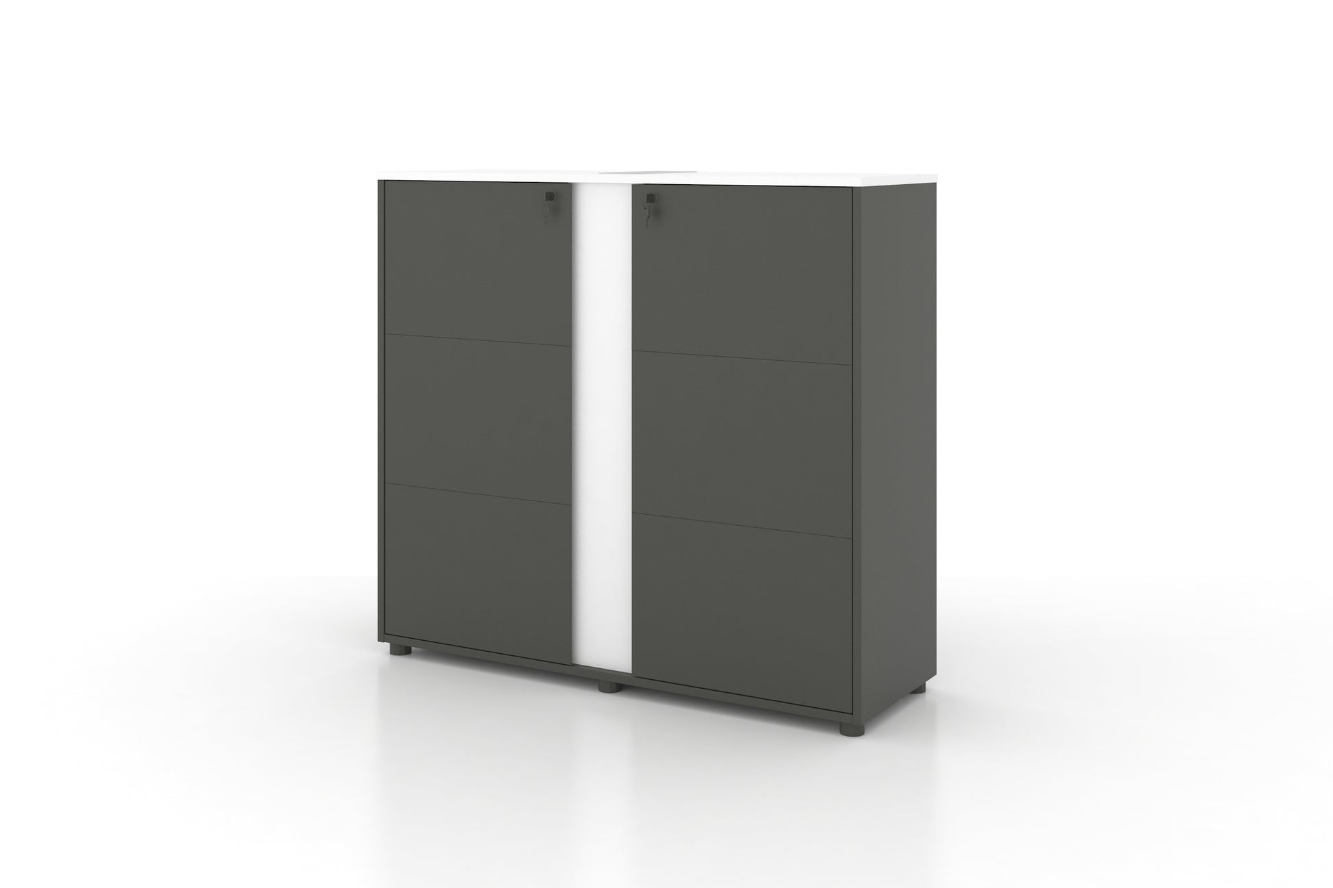 Universal 3-Level Printer Cabinet (Meteor Grey Body) Consumer KANO CF05 White 8-10 Weeks 