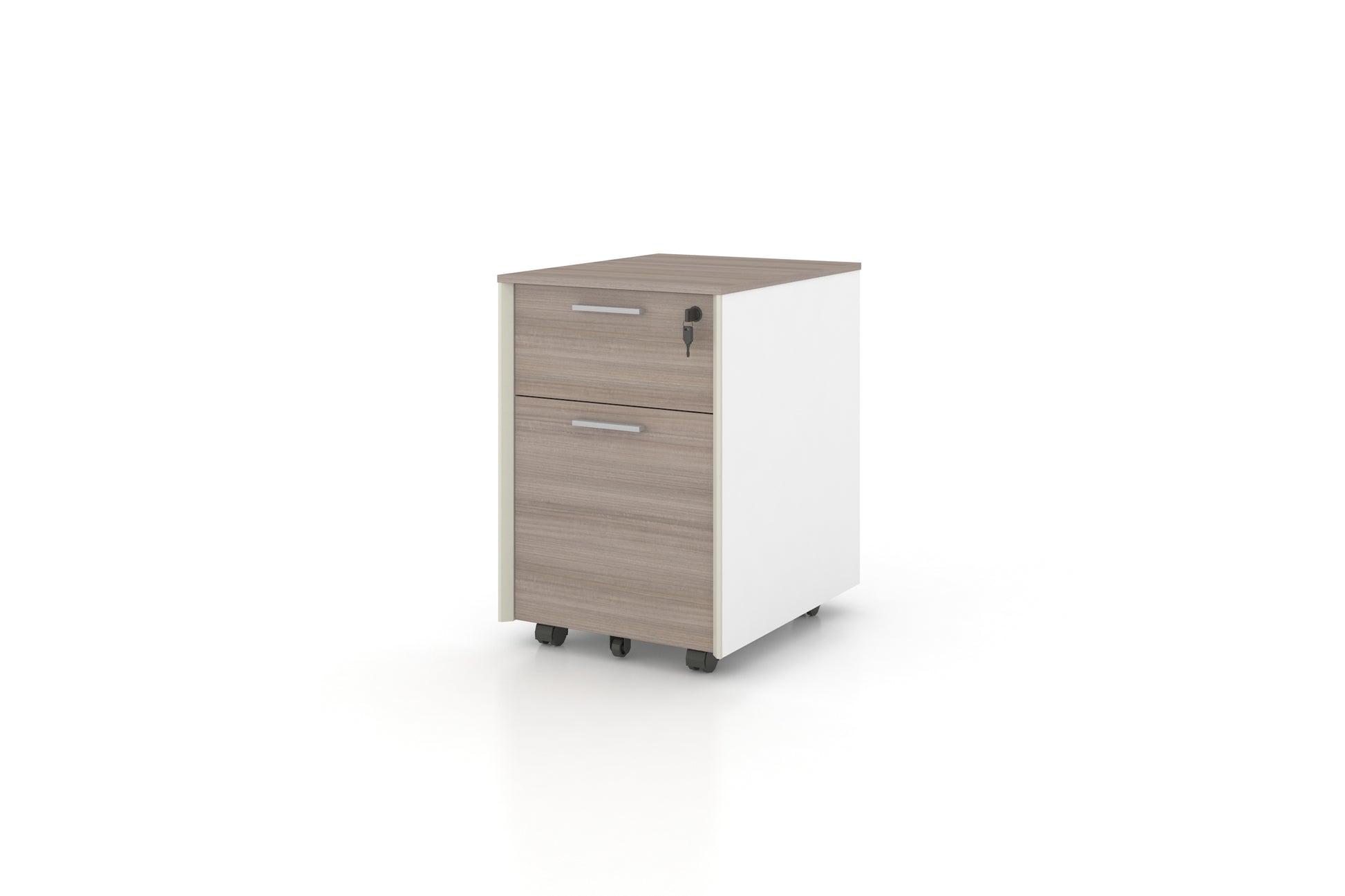 2D Pedestal (White Body) Consumer KANO CF09 Log Walnut 8-10 Weeks 