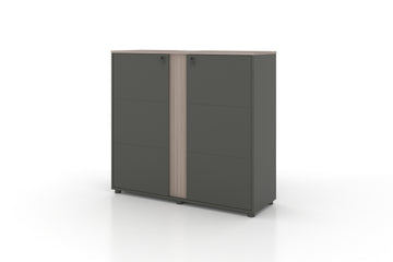 Universal 3-Level Printer Cabinet (Meteor Grey Body) Consumer KANO CF09 Log Walnut 8-10 Weeks 