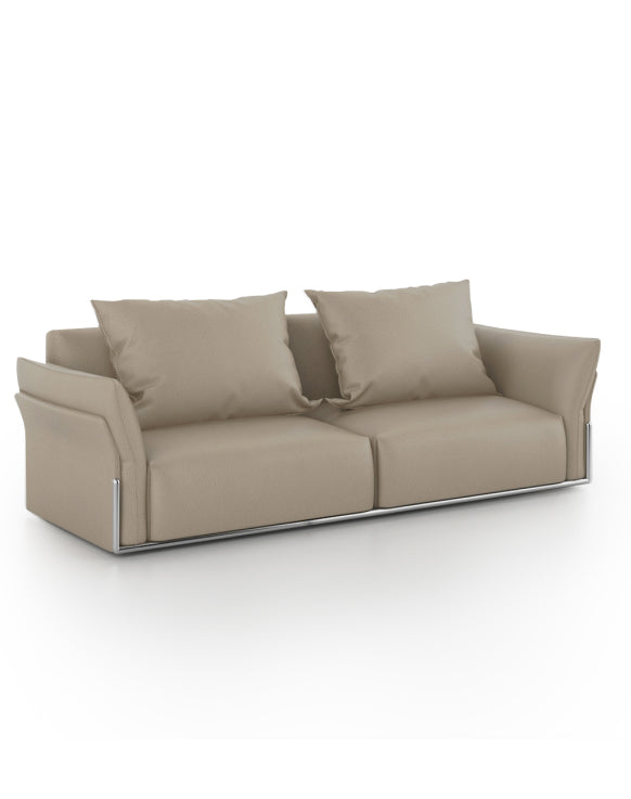 Darry 2-Seater Sofa Consumer KANO Genuine Leather Coffee 8-10 Weeks