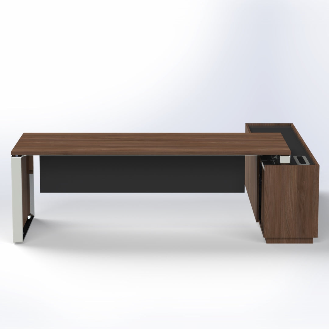 Elite Desk with Credenza Return Consumer BAFCO   