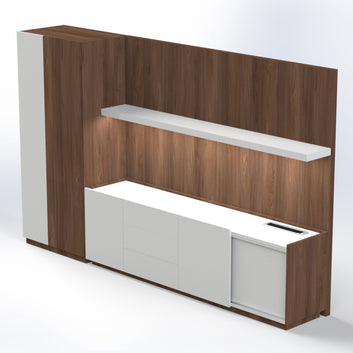 Elite Credenza & Wall Unit