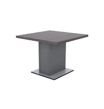 Feigelali Square Meeting Table Consumer KANO W1000 x D1000 X H760mm CF08 Walnut Hairline 8-10 Weeks