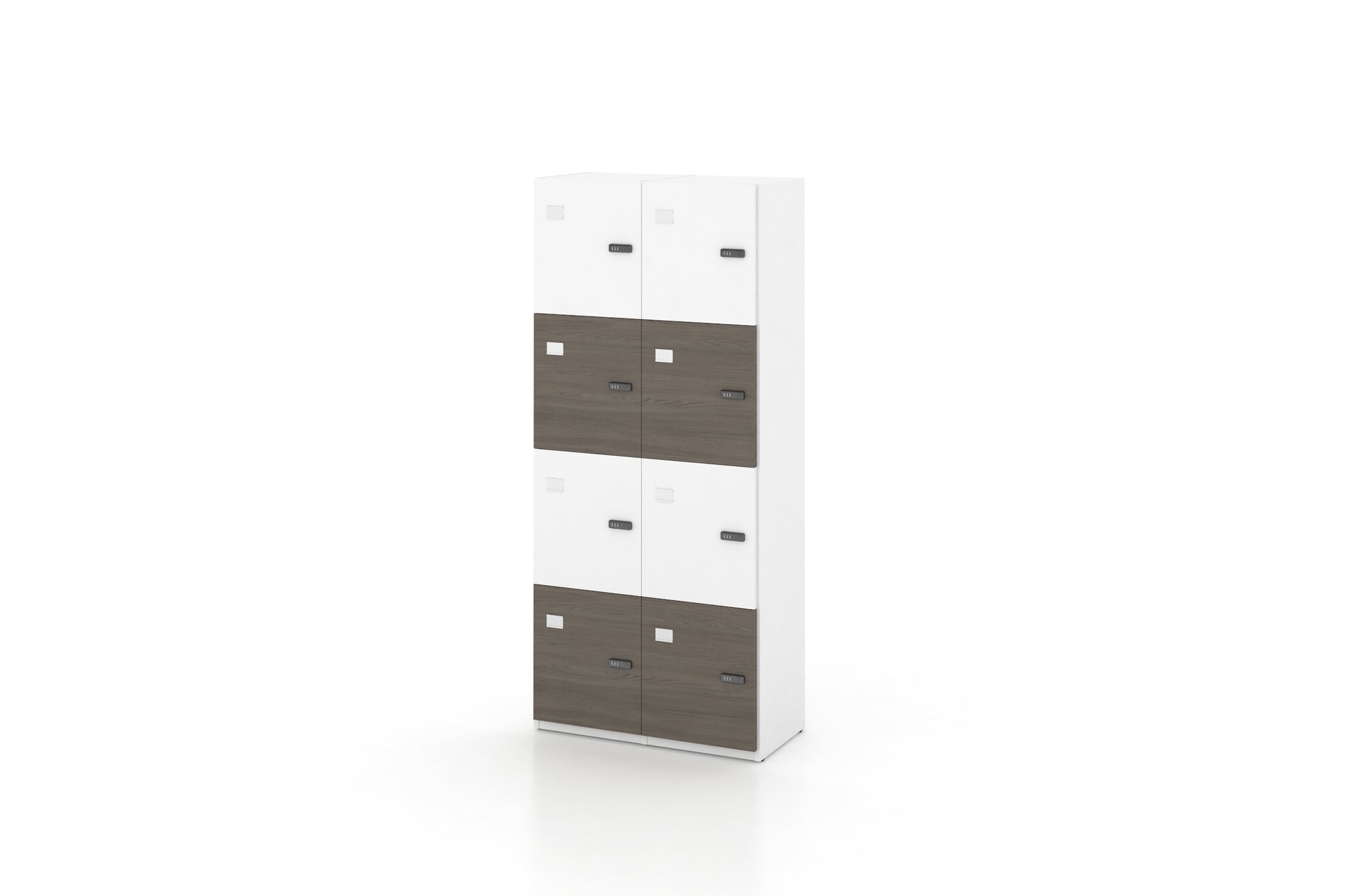 Universal Lockers (White Body) Consumer BAFCO CF42 Mocha Oak 8-10 Weeks 