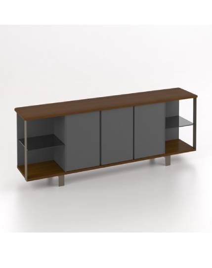 Universal Gramy Credenza Consumer KANO W2050 x D400 x H765mm CY07 American Walnut 8-10 Weeks