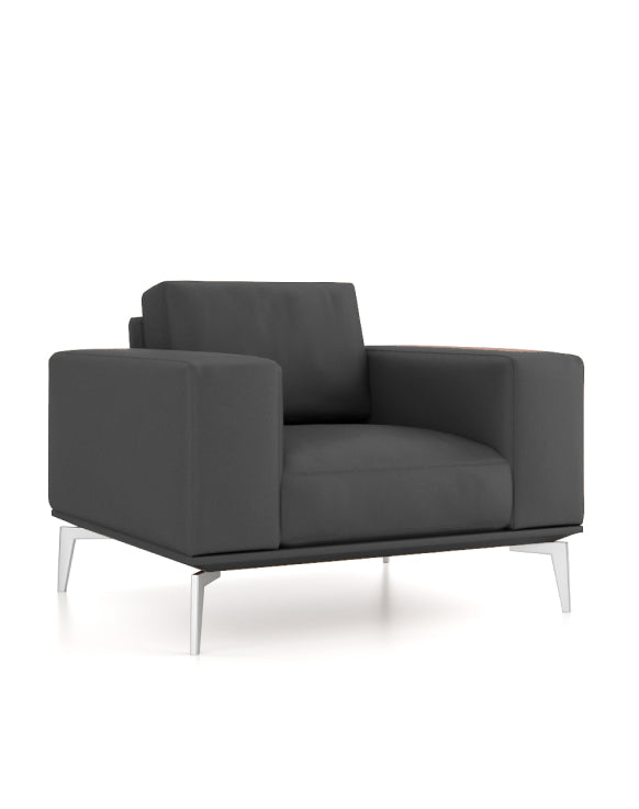 Desso Armchair Consumer KANO Genuine Leather Black 8-10 Weeks