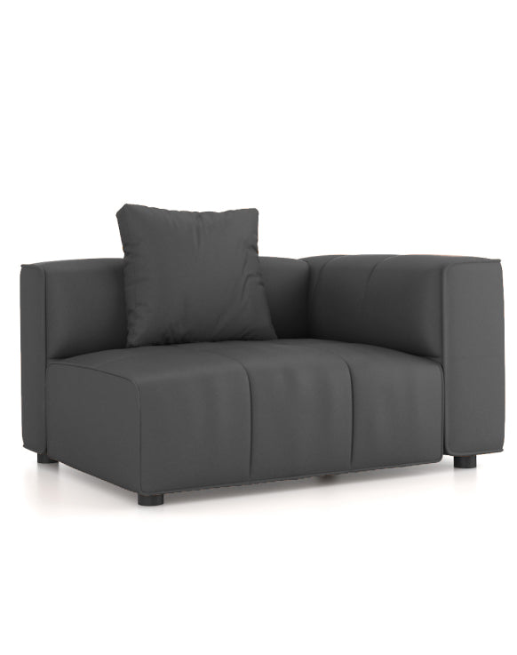 Ema Modular Sofa (End) Consumer KANO Grey Left Arm 8-10 Weeks