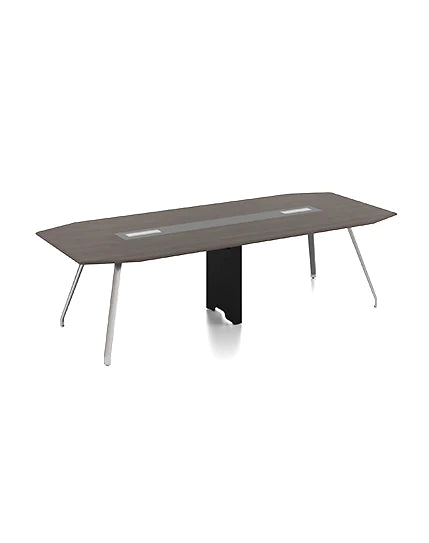 Gaddi Conference Table Consumer KANO W3800 x D1400 x H750mm CY08 Dark Chocolate Walnut 8-10 Weeks