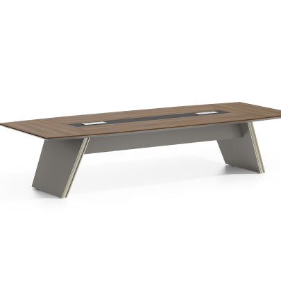 Gerry Conference Table Consumer KANO W3500 x D1370 X H750mm CF08 Walnut Hairline 8-10 Weeks