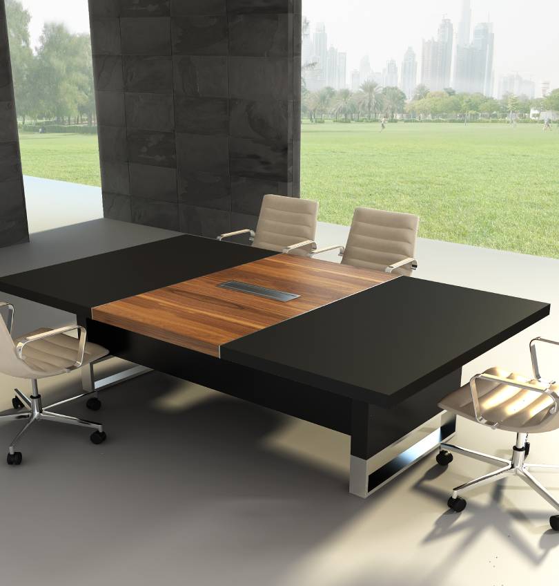 Linea Uno Curved Conference Table Consumer BAFCO   