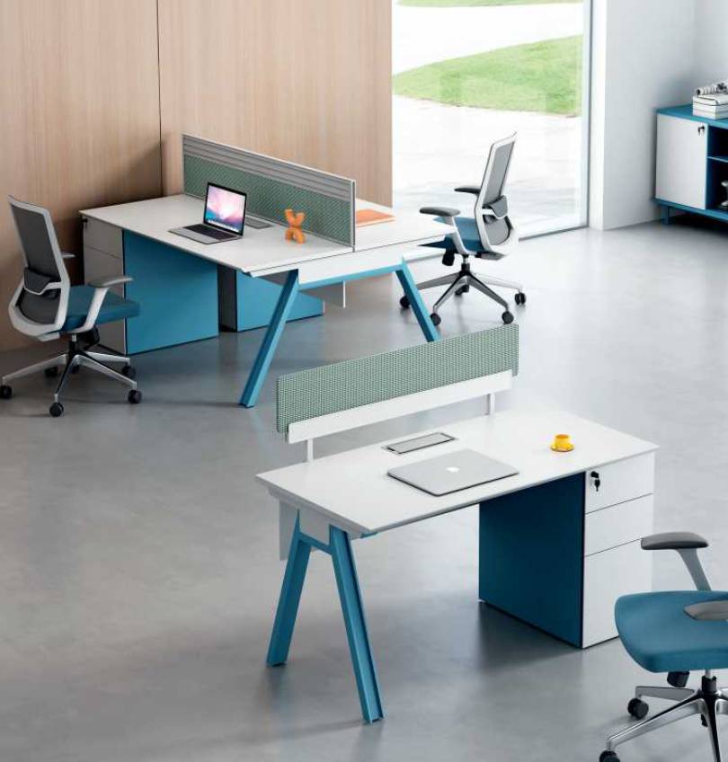 Magic Straight Desk with Fixed Pedestal (60-70D) Consumer KANO   