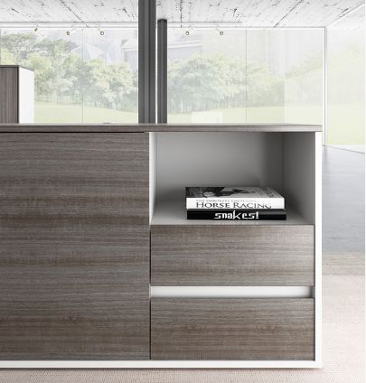 Noqi "U" Executive Desk with Credenza Consumer KANO   