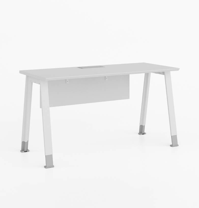 Noqi "A" Straight Desk Consumer KANO CF05 White W1400 x D600 x H750mm 8-10 Weeks