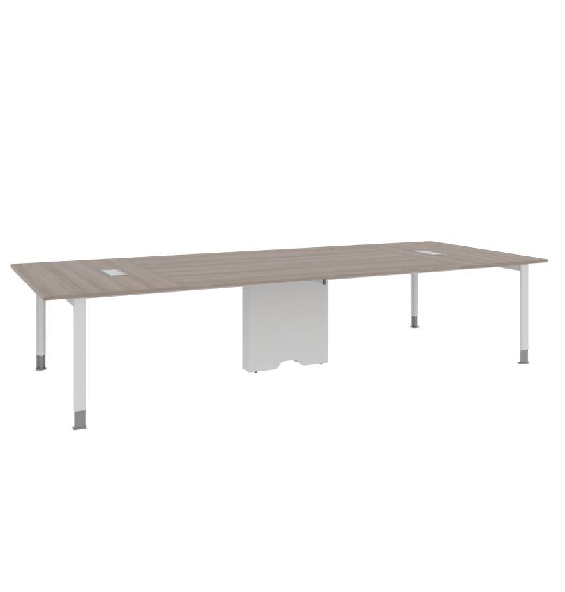 Noqi "U" Meeting Table (5 Sizes) Consumer KANO CF09 Log Walnut W3600 x D1400 x H750mm 8-10 Weeks