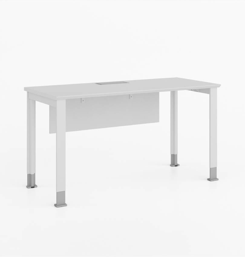 Noqi "U" Straight Desk Consumer KANO CF05 White W1400 x D600 x H750mm 8-10 Weeks