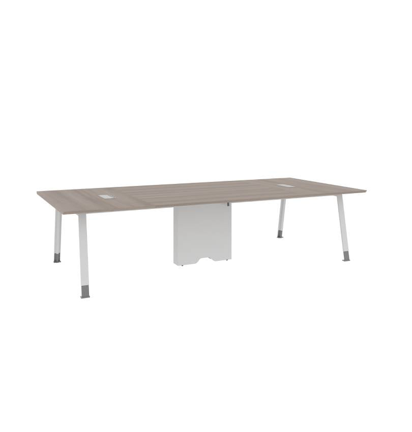 Noqi "A" Meeting Table (5 Sizes) Consumer KANO CF09 Log Walnut W3200 x D1400 x H750mm 8-10 Weeks
