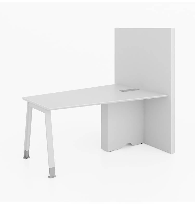 Noqi Media Table Consumer KANO CF05 White W1640 x D1200 x H750/1600mm 8-10 Weeks