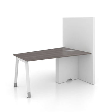 Noqi Media Table Consumer KANO CF12 Coffee Walnut W1640 x D1200 x H750/1600mm 8-10 Weeks