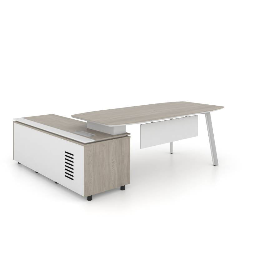 Nora Executive Desk with Credenza Return Consumer KANO   