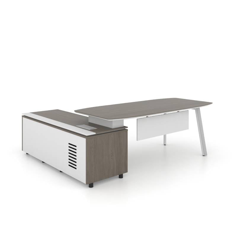 Nora Executive Desk with Credenza Return Consumer KANO   