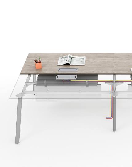 Nora Executive Desk with Casegood Storage Consumer KANO   