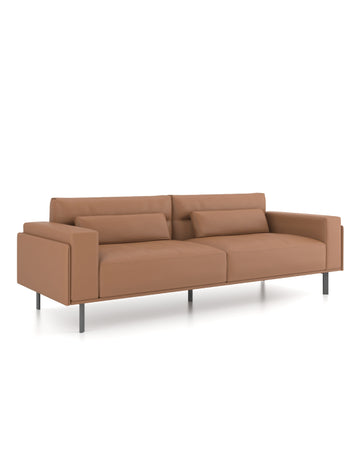 Deyoo 3-Seater Sofa Consumer BAFCO Vegan Leather Tan 2-5 Working Days