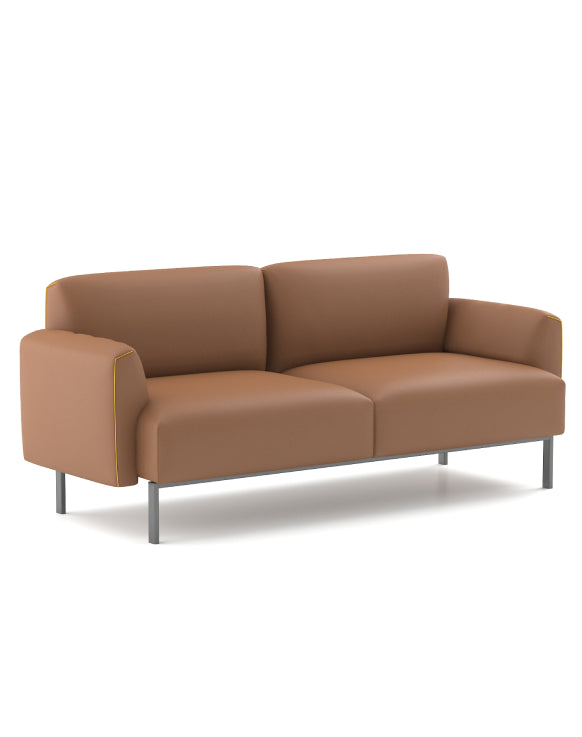 Skin 3-Seater Sofa Consumer KANO PU Vegan Leather Tan 8-10 Weeks