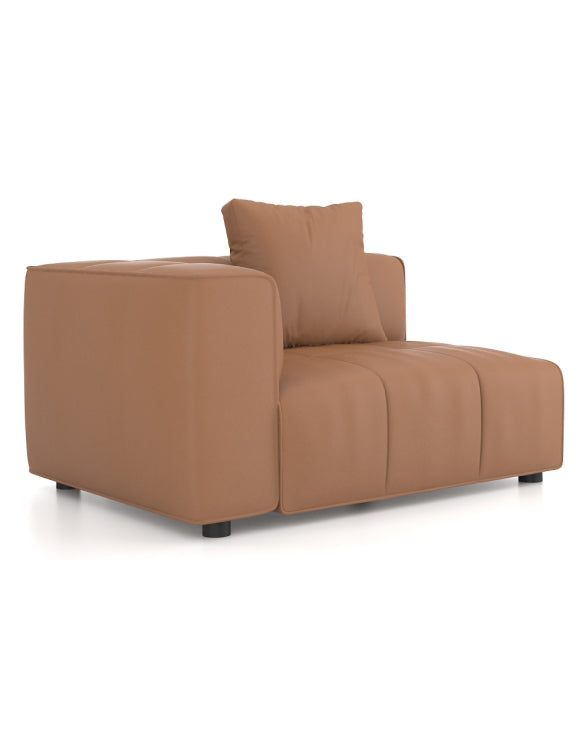 Ema Modular Sofa (End) Consumer KANO Tan Right Arm 8-10 Weeks