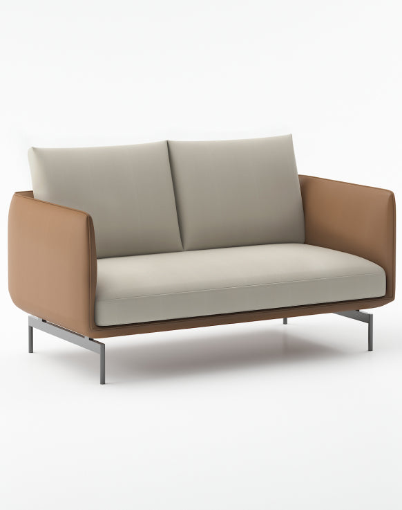 View 2-Seater Sofa Consumer KANO Tan W1250 x D770 x H830mm 8-10 Weeks