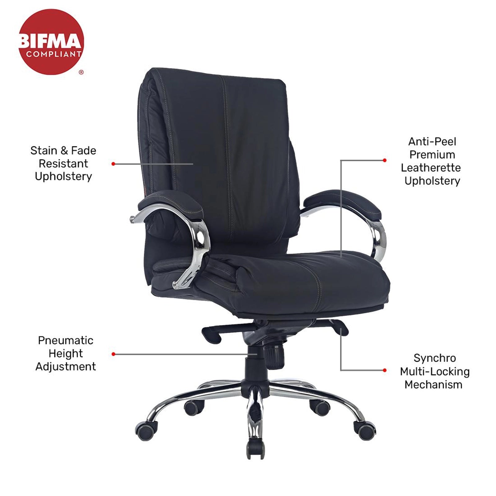 Premier Midback Chair Consumer BAFCO   