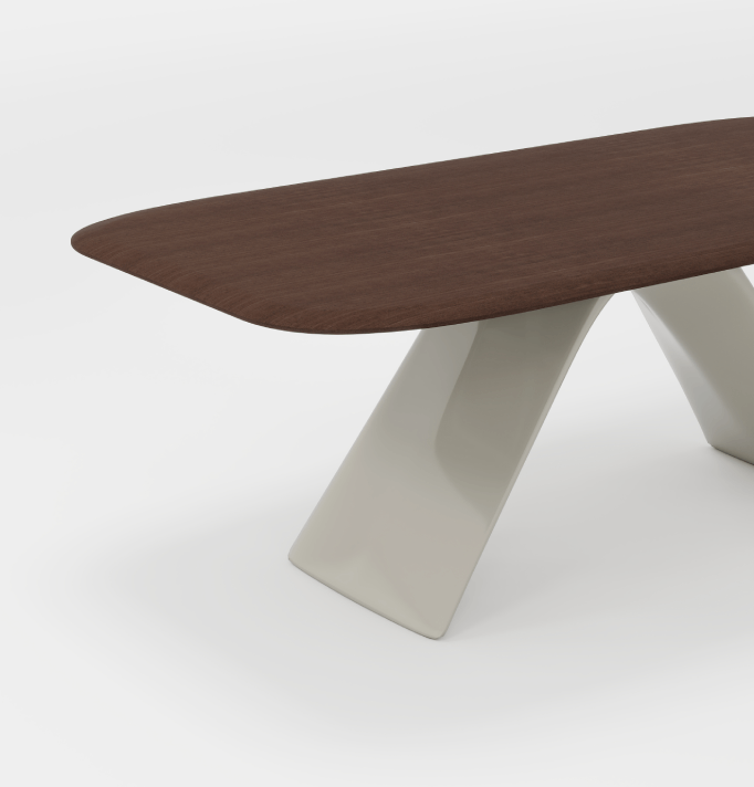 Ring Meeting Table Consumer KANO W2200 x D1000 x H750mm CY08 Dark Chocolate Walnut 8-10 Weeks