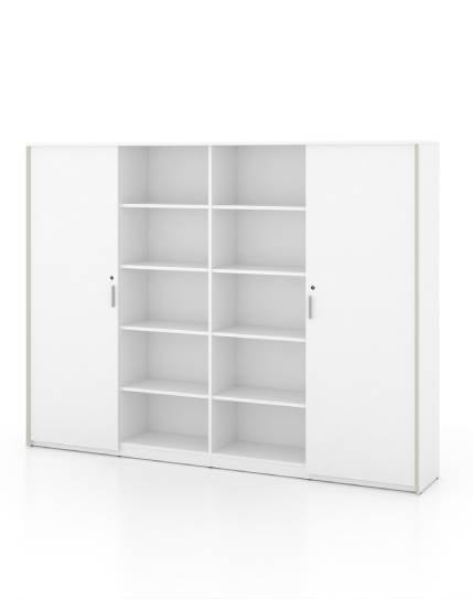 Universal 5-Level Wall Unit Cabinet (White Body) Consumer KANO CF05 White W2400 x D400 x H1800mm 8-10 Weeks